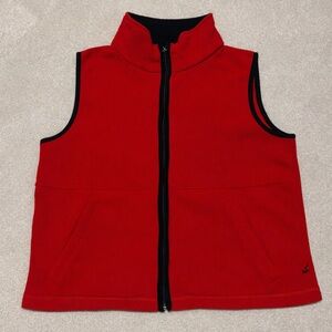 Vintage Early 90s Northern Reflections Nautical Red Fleece Vest Size M